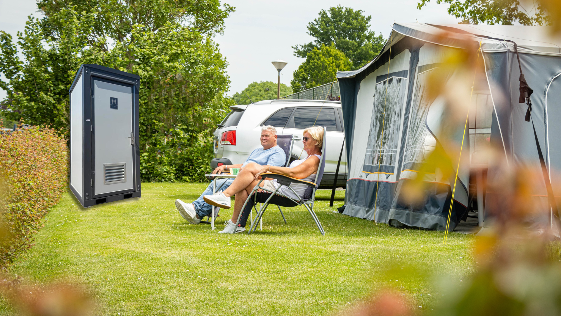 Komfort-Stellplatz + private Toilette