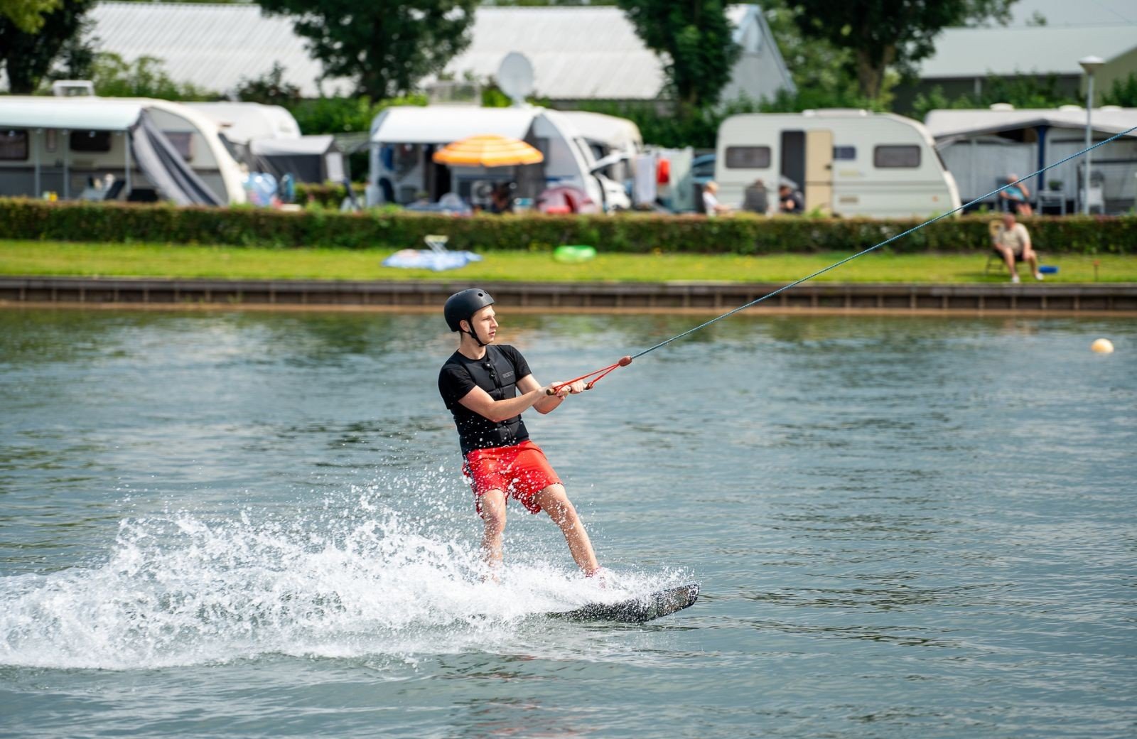 Action auf dem Wasser